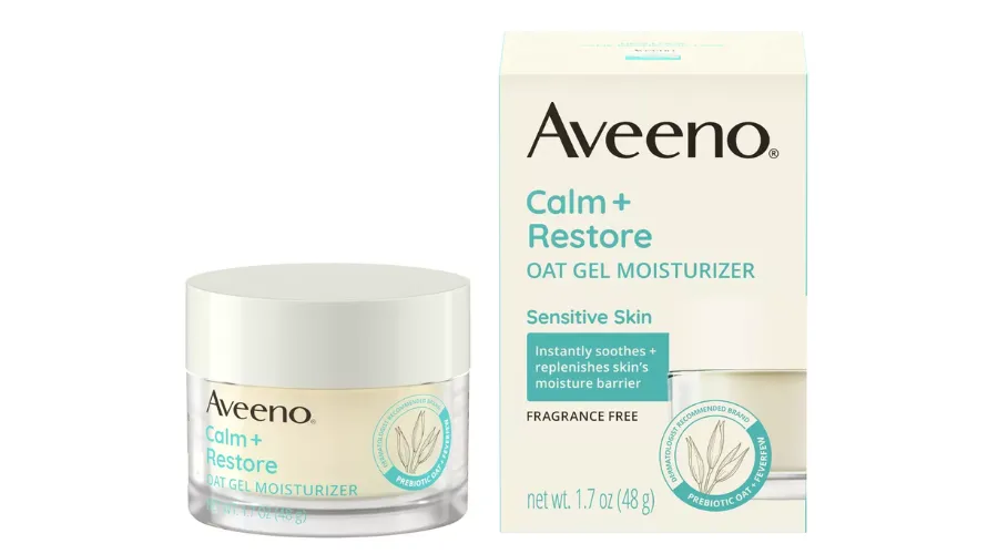 Aveeno Calm + Restore Facial Moisturizer for Sensitive Skin