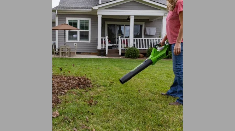 Axial Leaf Blower Kit with Battery and Charger Included