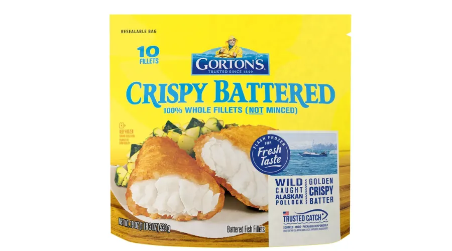 Gorton's Crispy Battered Fish Fillets - Frozen