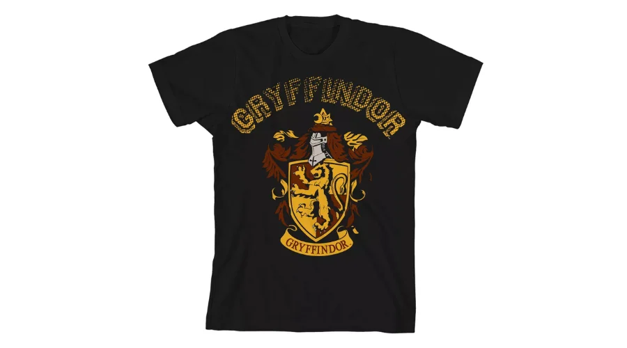 Harry Potter Gryffindor Black T-Shirt
