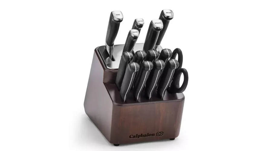Steel Knife Set (15 pc) with Sharpenin