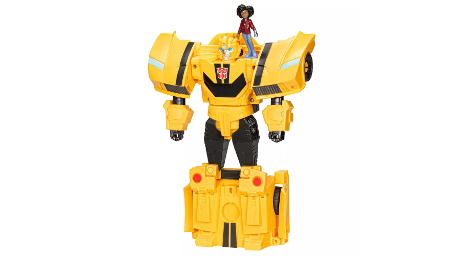 Transformers Earthspark spin changer Bumblebee and Mo Malto