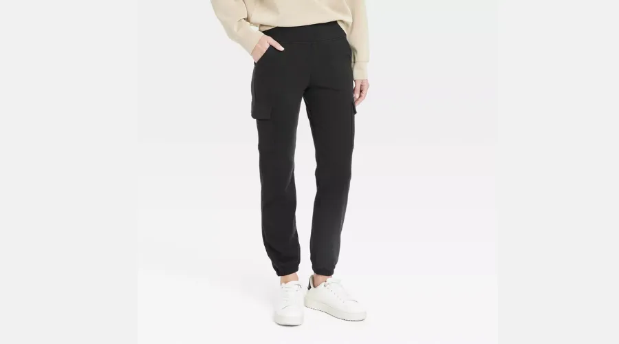 Women’s Relaxed Fit Super Soft Cargo Joggers- A New Day