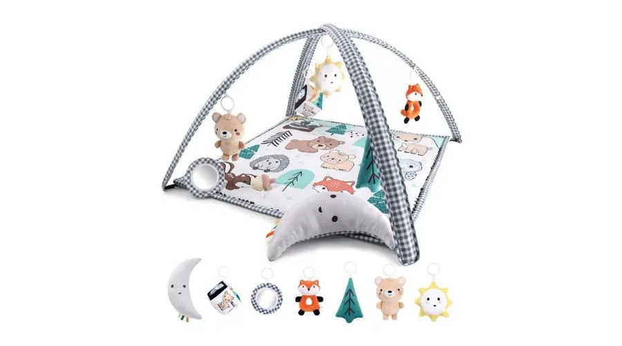 The Woodland 7-in-1 Baby Activity Play Gym & Play Mat