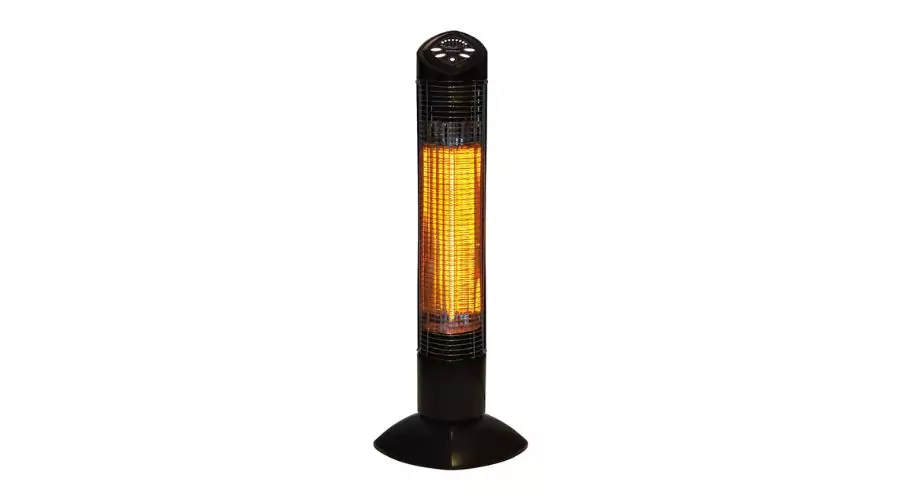 Freestanding Electric Outdoor Heater with Remote 